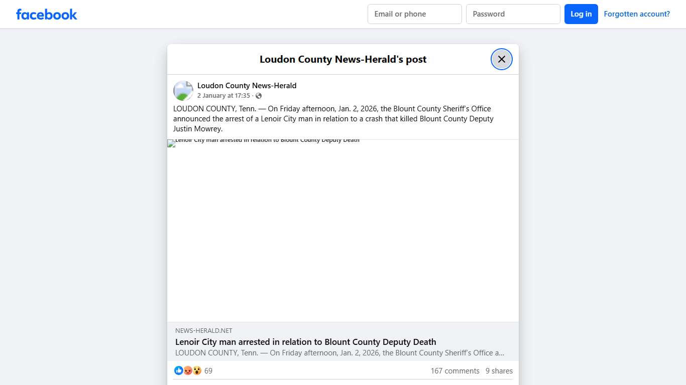 LOUDON COUNTY, Tenn. — On... - Loudon County News-Herald Facebook